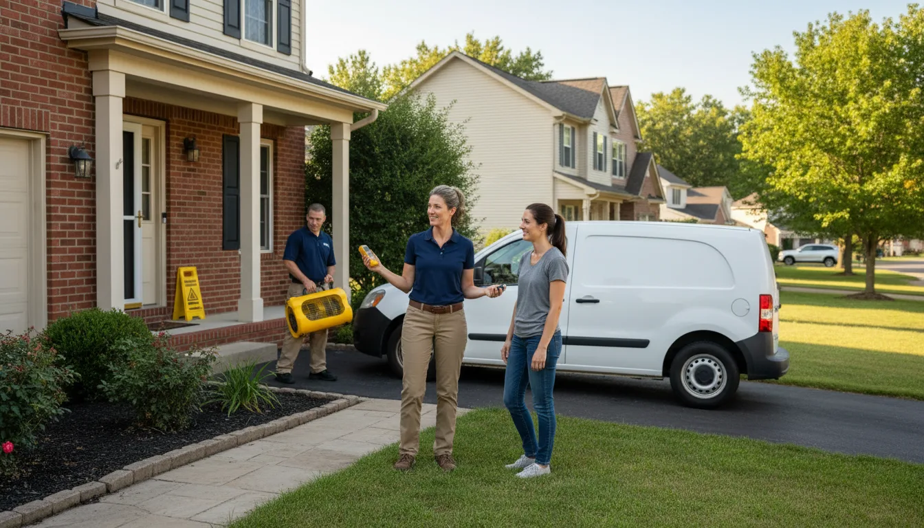 Residential water damage restoration in Boyd, MT